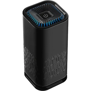 F Fityle Home Için Hava Ionizer, Sigara Içenler, Duman, Toz ve Polenler Için H13 Gerçek Hepa Filtresi, Filtreleme Sistemi Kokusu Gece Lambası ile Ofis Için Ortadan Kaldır - Siyah