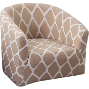 Kulüp Sandalye Slipcover Polyester Kaymaz Kaymaz Elastik Kol Sandalye Kapak Deseni 1