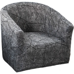 Kulüp Sandalye Slipcover Polyester Kaymaz Kaymaz Elastik Kol Sandalye Kapak Deseni 2