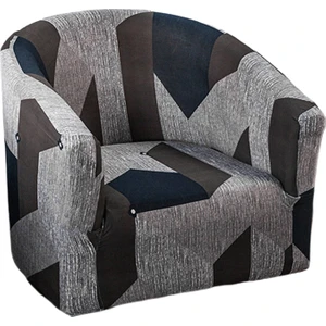 Kulüp Sandalye Slipcover Polyester Kaymaz Kaymaz Elastik Kol Sandalye Kapak Deseni 3