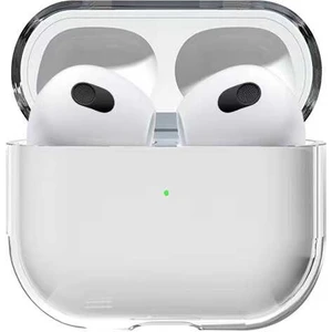 Apple Airpods 3. Nesil ile uyumlu Kılıf Sert PC Şeffaf Case 14
