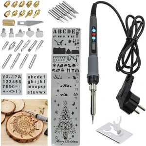 Rox Wood 0143 Pro Ahşap Yakma ve Hobi Seti 60 Watt - 46 Parça