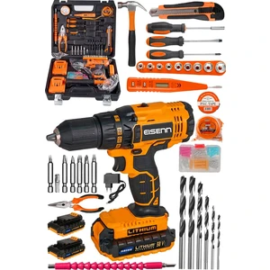 Germany Teknoloji Haus Joker 58 V 8 Ah Samsung Çift Akülü Seri Vidalama Matkap + 100 Pcs Combo Set