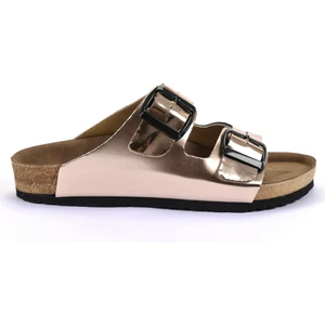 LENS Kadın Terlik Gümüş Sim