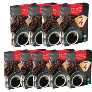 Kahve Filtre Kağıdı 1x4 80'li 9 Paket 720'LI