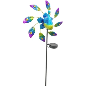 Metal Rüzgar Gülü LED Dekor  (Yurt Dışından)