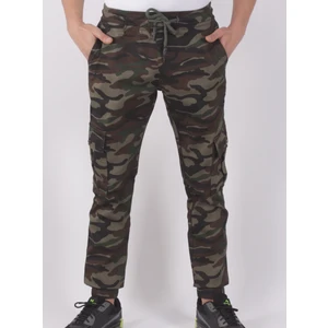 Black Steel Slim Fit,bel ve Paça Lastikli,kargo Cepli Kamuflaj Desen PANTOLON-91000