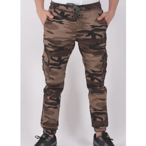 Black Steel Slim Fit,bel ve Paça Lastikli,kargo Cepli Kamuflaj Desen PANTOLON-91000