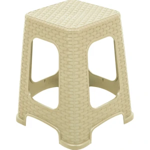 Sağlam Plastik Karizma Rattan Tabure (6 Adet) Çölbeji
