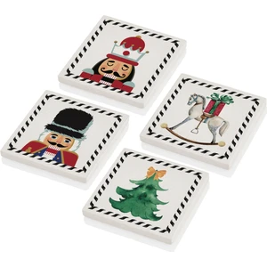 The Mia Nutcracker Bardak Altlığı 4 Lü Set