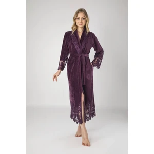 Dantelli Bambo Cotton Bayan Sabahlık Bornoz