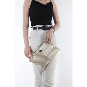 Silver Polo Silver  Polo Kadın Portföy  Clutch Altın - Altın NV1034
