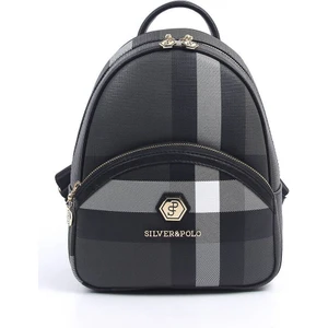 Silver Polo Silver  Polo Kadın Sırt Çantası Siyah - Siyah NV945