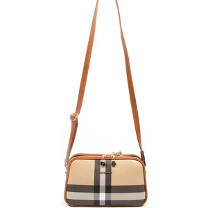 Silver Polo  Kadın Çapraz Çanta Bej Taba   NV899