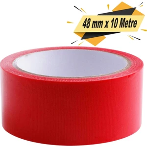 Bondit Tamir Bandı 48 mm x 10 Mt Çok Amaçlı Duct Tape Takviye Bant (Kırmızı)