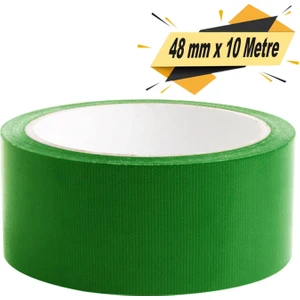 Tamir İzolasyon Bandı 48 Mm X 10 Metre Duct Tape Takviye Su Geçirmez Sızdırmazlık Bantları Yeşil
