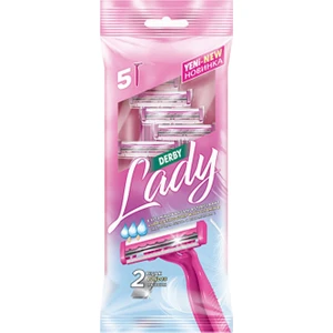 Derby Lady 2 Bıçaklı 5'li Poşet  Tıraş Bıçağı
