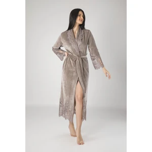 Dantelli Bambo Cotton Bayan Sabahlık Bornoz