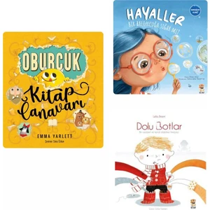 Sincap Kitap 3'lü Set Oburcuk Kitap Canavarı - Hayaller Bir Baloncuğa Sığar Mı - Dolu Botlar