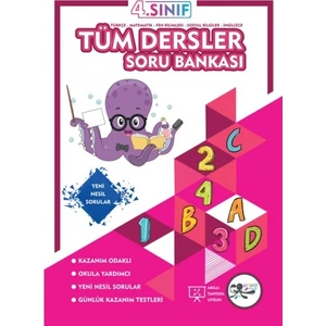 Ahtapot Yayınları 4. Sınıf Tüm Dersler Soru Bankası