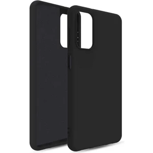 Case 4U Samsung Galaxy M52 Uyumlu Kılıf Mat Yüzey Içi Kadife Oley Arka Kapak Siyah