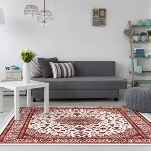Alanur Home Eko Trend Djt Halı Yıkanabilir Kaymaz Taban P1372 Osmanlı Bordo