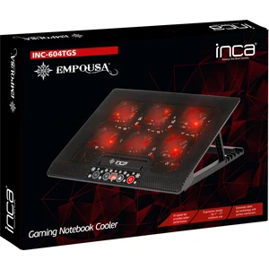 INC-604TGS  7 "-17" 6x Fan Control Panel 6 Stage  Notebook Soğutucu