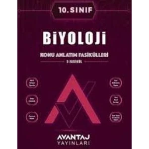 Avantaj Yayınları Muhtelif  10. Sınıf Biyoloji Konu Anlatım Fasikülleri