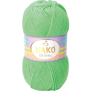 Elit Baby Anti-Pilling El Örgü Ipi Ipliği Yünü Renk KODU:5956-ÖKSE Otu