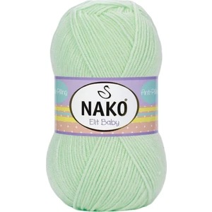 Elit Baby Anti-Pilling El Örgü Ipi Ipliği Yünü Renk KODU:2587-NIL Yeşili