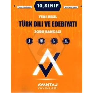 Avantaj Yayınları Muhtelif  10. Sınıf Türk Dili ve Edebiyatı Soru Bankası