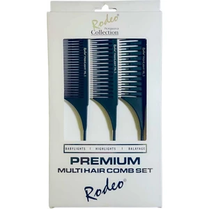 Premium Multi Hair Karbon 3'lü  Krepe Tarak Seti