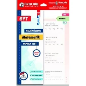 Özde Bir Yayınları Muhtelif Özdebir AYT Matematik Gis Yaprak Test