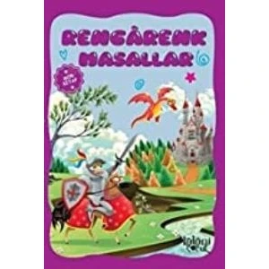 Koloni Çocuk Muhtelif Koloni Çocuk Rengarenk Masallar Mor