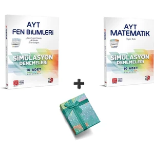 3D Yayınları Muhtelif AYT Simülasyon Sayısal Deneme Seti - 2 Kitap