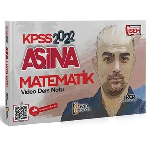 İSEM Yayıncılık Muhtelif KPSS Aşina Matematik Video Ders Notu 2022