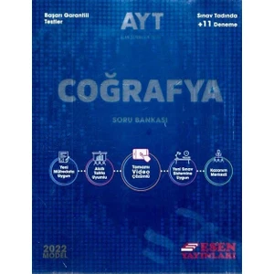 Esen Kitap AYT Coğrafya Soru Bankası