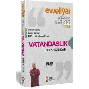 İSEM Yayıncılık Muhtelif KPSS Evveliyat Genel Kültür Vatandaşlık Çözümlü Soru Bankası 2022