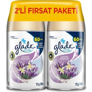 Oda Kokusu Otomatik Sprey Yedek 2'li Paket Lavanta Ferahlığı 269ML (2 Yedek) Kategori Oda Kokusu