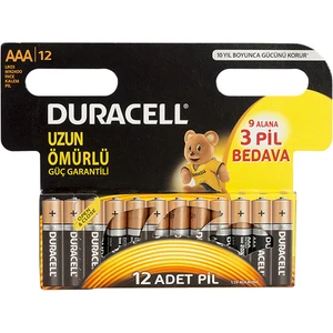Aaa Ince Pil 12Lİ 9+3 Paket