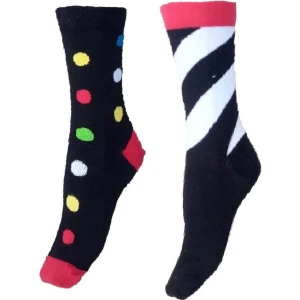 Neşeli Socks 2'li Paket 4 Mevsim Kadın Soket Çorap