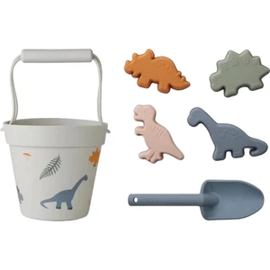 Plaj Oyuncakları-6 Adet Kum Oyuncakları Kova, Kürek, Açık Plaj Kum Oyuncakları ile Set, Tanıtım Çocuklar Potansiyel Yaratıcılık, Hayal Gücü ve Sosyalleşme - Çok Dinozor Tarzı C