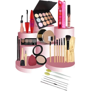 Mujgan Taraftar Serisi Efsane Galatasaray Makyaj Seti 25 Parça Esmer Ten