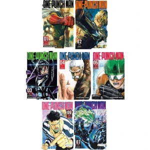 One-Punch Man 1-2-3-4-5-6-7. Ciltler Manga Seti - One