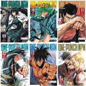 One-Punch Man 9-10-11-12-13-14. Ciltler Manga Seti – One