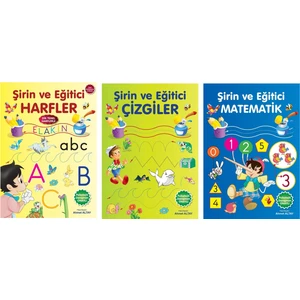 Şirin ve Eğitici Harfler + Çizgiler + Matematik