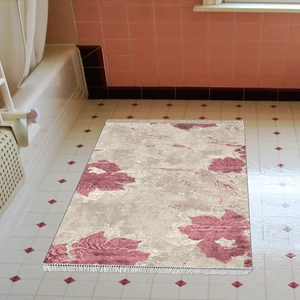 Alanur Home Eko Trend Djt Banyo Paspası Yıkanabilir Kaymaz Taban 660m Suluboya Pudra