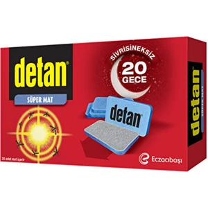 Detan Süper Mat Tablet 20'li Kategori Sinek  ve Kovucu