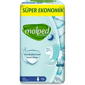 Antibakteriyel Gece Süper Ekonomik 18'li