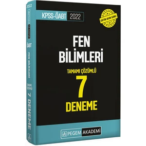 Pegem Akademi Yayıncılık 2022 ÖABT Fen Bilimleri Tamamı Çözümlü 7 Deneme